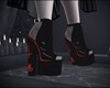 Goth Shoes - Red