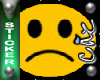 |CAZ| Sad Smiley Sticker