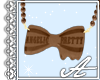 Chocolate Bow Neck~Brown