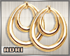 ~A: Gold'Chic Earrings