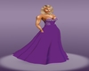 Purple Gown with Diamond