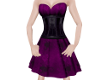 Dark Corset Dress Purple
