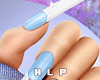 ▼ Cute Nails Blue