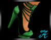 Green Studded Heels