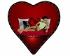 EG Red Heart Wall Bed
