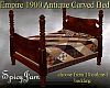 Antq 1900 Empire Bed Brn