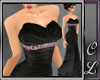 Bliss Black & Pink Gown