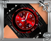 T||Red Wrist Watch 