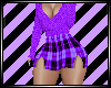 Purple Plaid Skirt