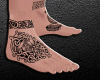 Male feet & tattoo