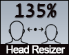 135% Head Scaler