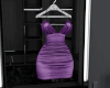 ND| Purp Ruched-Bodycon