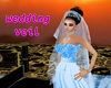 wedding veil Baby Blue