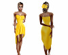 Yellow Hi Lo Sun Dress