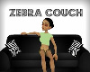 Zebra 3 pose Couch