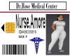 Nurse Amore ID Badge