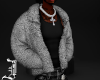 Grey Fur Coat(Tatted)