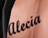 Alecia Chest Tattoo