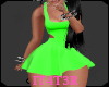 ♡| Spring Dress Green
