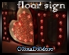 (OD) Floor sign