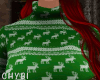 C~Green Cozy Sweater V2