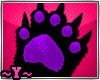 ~Y~Purple Cat paw gloves