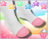 ! White Pink Socks 