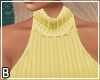 Yellow Scarf Sweater
