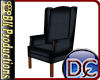 BK Wingback Chair Black