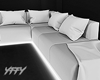 Couch White Neon Modern