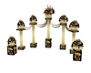 Gold Wedding Pillars v4