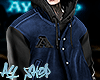 Ay. Varsity blue unisex
