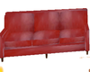 3 seater red poseless