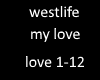 westlife my love