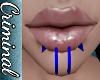 F| Blue Chin Spikes/Ring