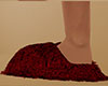 Red Fur Slippers (F)