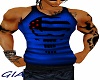 Blue Mens Muscle Top~