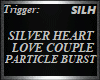 PARTICLES SILVER HEARTS