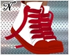 Sneakers white red