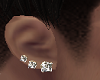 $ Ice 6 Earrings