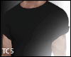 Black muscle top & shirt