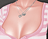 Pink Striped Button Top