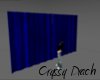 Blue Animated Curtain