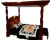 Brown Canopy Bed CB