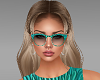 K turquoise sun glasses
