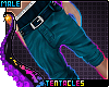 ★ Teal Male Shorts