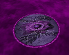 purple rose rug