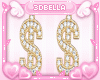 Dollar Sign Earrings