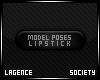 ! A Lipstick Model Poses
