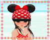KIDS RED MINNIE CAP